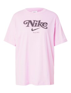 Nike Sportswear Avara lõikega särk roosa / meleeritud must