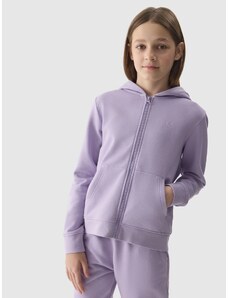 4F Girl's zip-up hoodie - purple