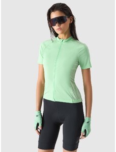 4F Women's zip-up cycling shirt - green
