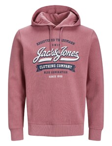 JACK & JONES Dressipluus mariinsinine / meleeritud roosa / valge