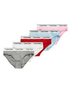 Calvin Klein Underwear Aluspüksid helesinine / meleeritud hall / heleroosa / punane / valge