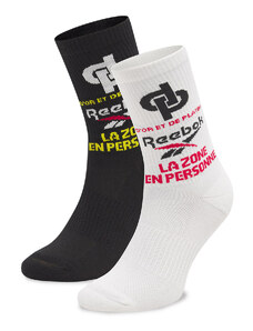Kõrgete unisex sokkide komplekt (2 paari) Reebok