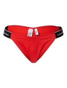 Calvin Klein Swimwear Bikiinipüksid 'META LEGACY' punane / must / valge