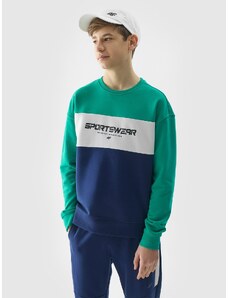 4F Boy's pullover sweatshirt without hood - green