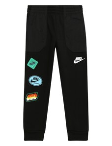 Nike Sportswear Püksid helesinine / õun / must / valge