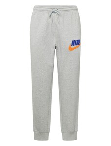 Nike Sportswear Püksid 'CLUB BB' ultramariinsinine / meleeritud hall / oranž
