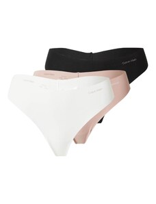 Calvin Klein Underwear Stringid roosa / must / valge