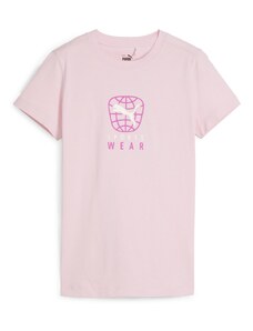 PUMA Funktsionaalne särk roosa / roosa / valge