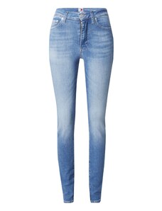 Tommy Jeans Teksapüksid 'SYLVIA' sinine teksariie / helepruun