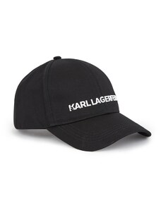 Karl Lagerfeld Nokamüts must / valge