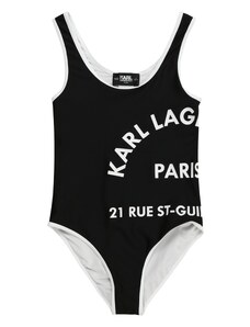 Karl Lagerfeld Ujumistrikoo must / valge