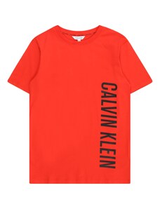Calvin Klein Swimwear Särk 'Intense Power' helepunane / must