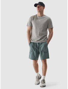 4F Men's sweat shorts - olive