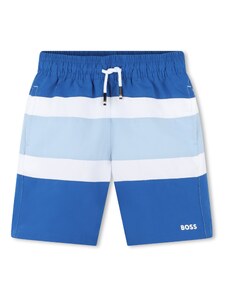 BOSS Kidswear Ujumispüksid sinine / helesinine / valge
