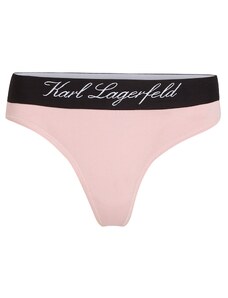Karl Lagerfeld Püksikud 'Hotel' roosa / must / valge