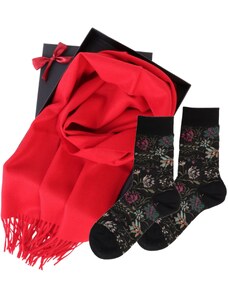 Sokisahtel Alpakavillast salli ja MIINA sokkidega kinkekarp naistele