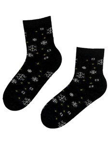 Sokisahtel SNOWY musta värvi villased sokid