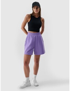 4F Women's sweat shorts - purple