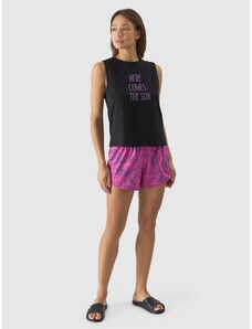 4F Women's beach shorts - multicolor