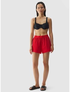 4F Women's beach shorts - red