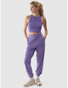 4F Women's joggers sweatpants - purple