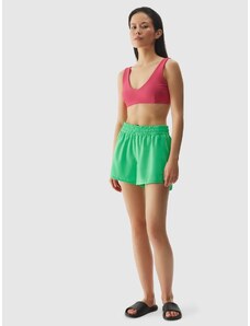 4F Women's beach shorts - green