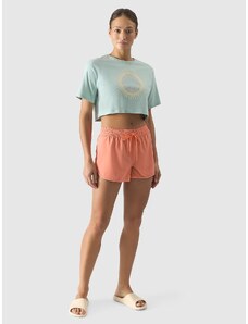 4F Women's beach shorts - salmon