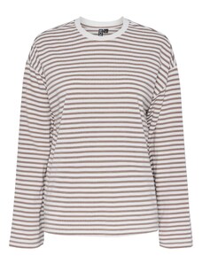 PIECES Särk 'PCSadie' beež / valge