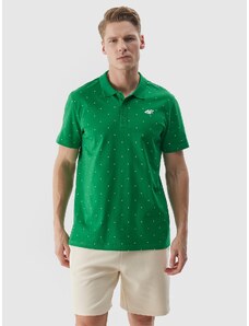4F Men's regular polo shirt - green