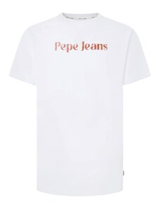 Pepe Jeans Särk 'CLIFTON' roostepunane / valge
