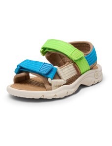 BISGAARD Sandaalid 'Nico' sinine / pruun / laim / valge