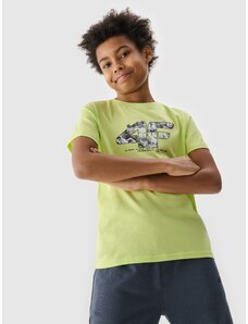 4F Boy's T-shirt with print - green