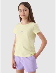 4F Girl's organic cotton sweat shorts - light purple