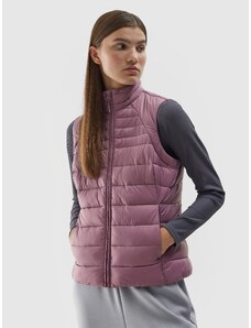 4F Women's synthetic-fill down vest - pink