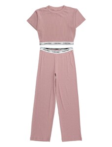Calvin Klein Underwear Pidžaama vanaroosa / must / valge