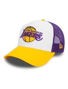 NEW ERA Nokamüts 'Los Angeles Lakers' kollane / lilla / valge