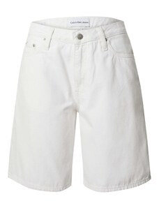 Calvin Klein Jeans Teksapüksid valge teksariie