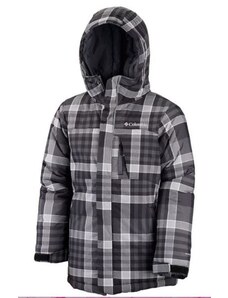 COLUMBIA Boys’ Alpine Free Fall Jacket soojustus 240g mustaruuduline SB5496-342