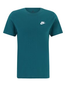 Nike Sportswear Särk 'Club' petrooleum / valge