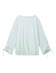 TOM TAILOR DENIM Särk mündiroheline / valge