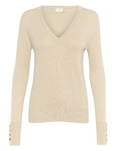 Kaffe Kampsun 'Lizza' meleeritud beež