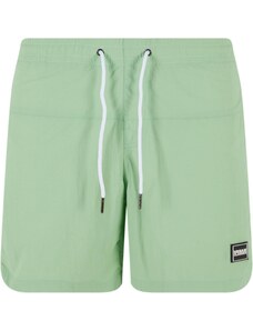 Urban Classics Ujumispüksid roheline / must / valge