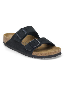 Birkenstock Arizona Suede Leather Regular Fit Black Naised - Sandaalid Birkenstock - Must - 1027152-7.5