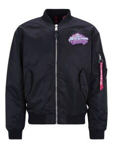 ALPHA INDUSTRIES Kevad-sügisjope 'MA-1 Candy' taevasinine / lilla / roosa / must
