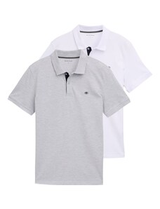 TOM TAILOR Särk meresinine / helehall / valge