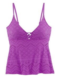 LASCANA Õlapaeltega topp lilla