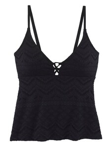 LASCANA Õlapaeltega topp must