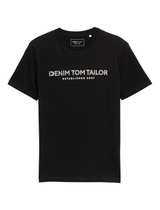 TOM TAILOR DENIM Särk helehall / must / valge
