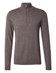 SELECTED Kampsun 'SLHBERG' meleeritud pruun