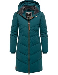 Ragwear Talvemantel 'Rebelka' smaragdroheline